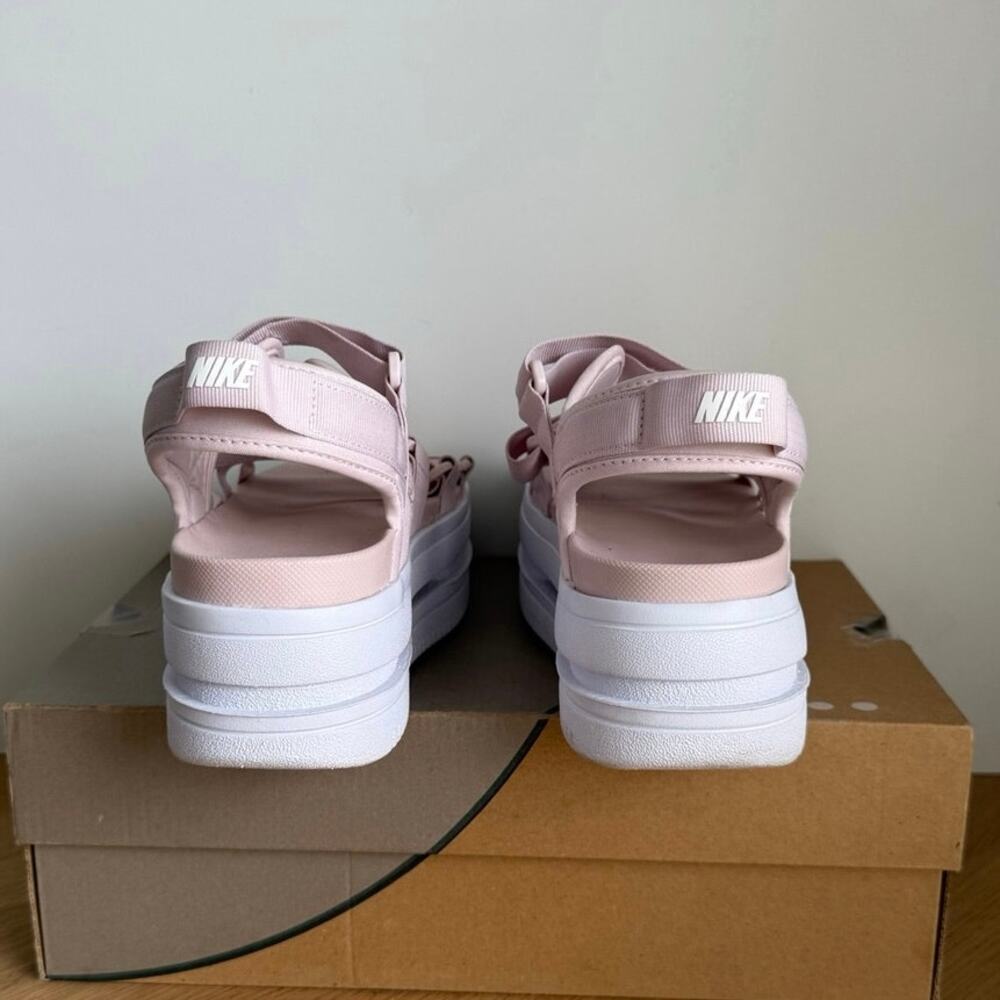 Nike Icon Classic Barely Pink/ White Women Platform Sandals - SZ 9 - Picture 3 of 8